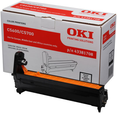 Oki C5600-C5700-43381708 Siyah Orjinal Drum Ünitesi