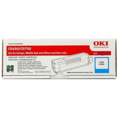 Oki C5650-C5750-43872323 Mavi Orjinal Toner
