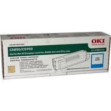 Oki C5850-C5950-43865743 Mavi Orjinal Toner