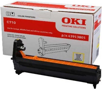 Oki C710-43913805 Sarı Orjinal Drum Ünitesi