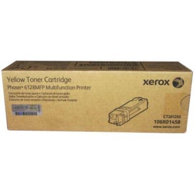 Xerox Phaser 6128-106R01458 Sarı Orjinal Toner