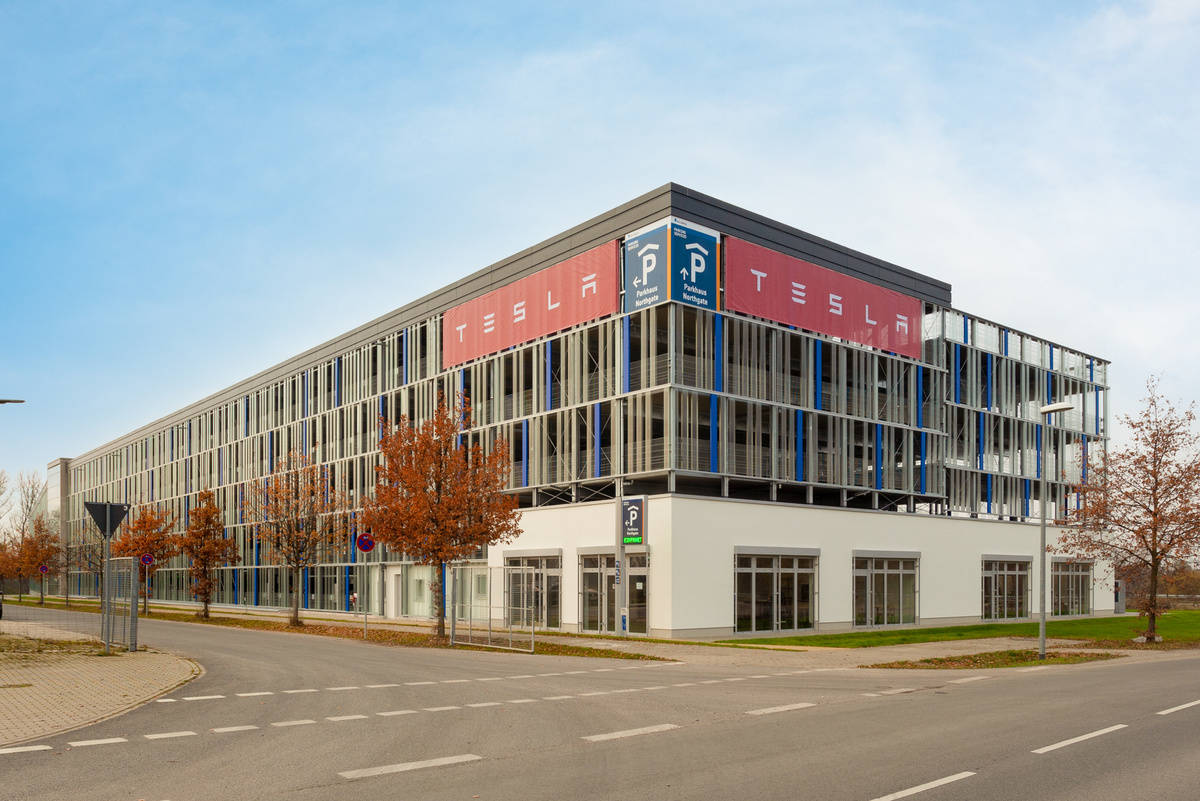 Exterior view of the car park reference car park Northgate in Berlin