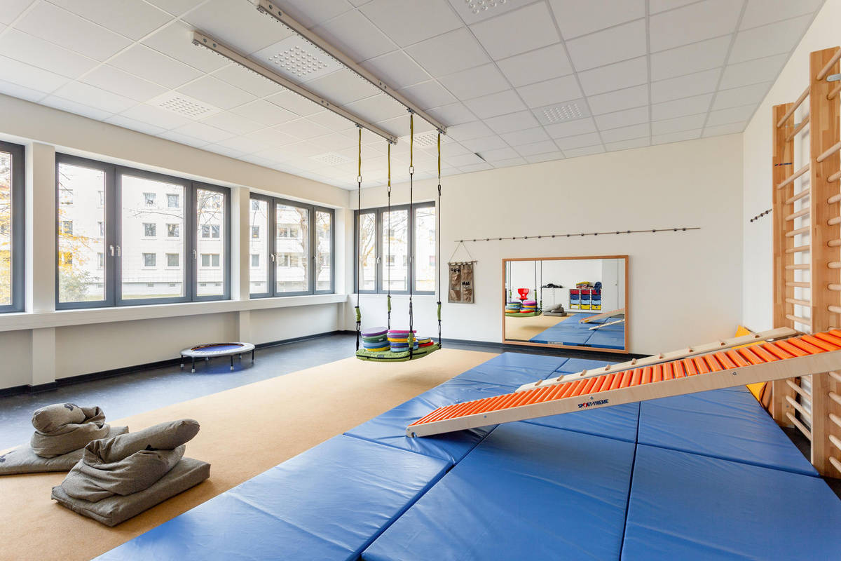 Interior view of the school building reference “Nils Holgersson Förderzentrum“