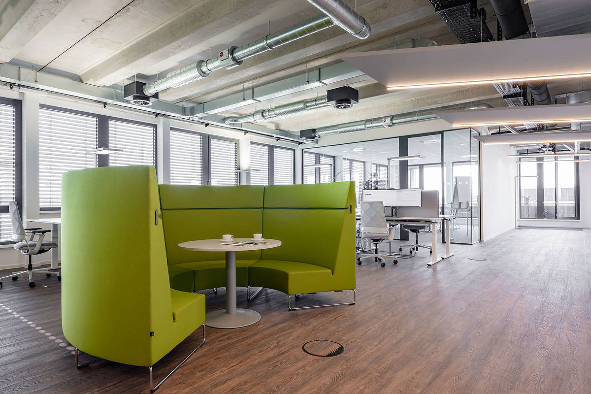 Interior view of the office building reference InnoHubs