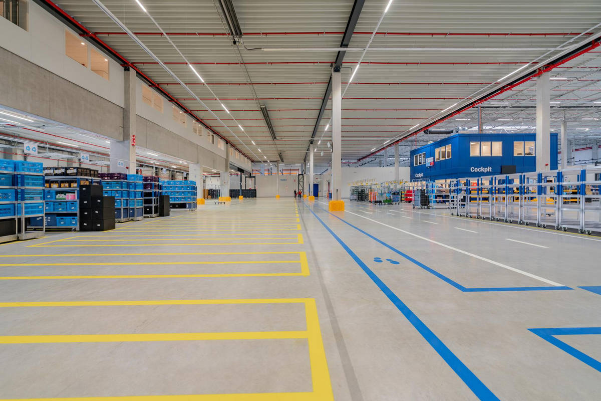 Interior view of the industrial building reference VGP Oosterhout