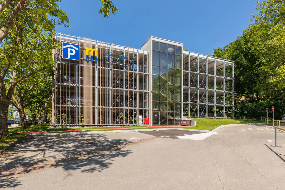 Exterior view of the car park reference car park “Am See“ in Meersburg