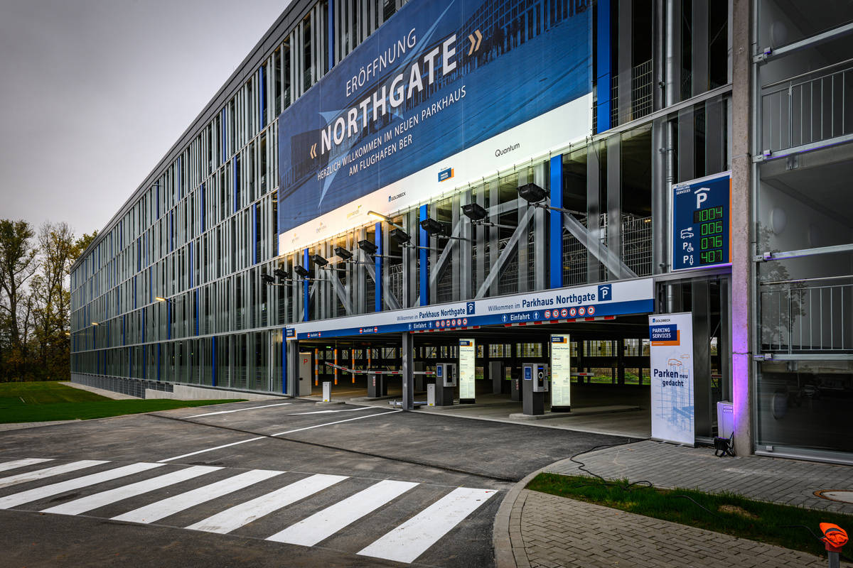 Exterior view of the car park reference Northgate in Berlin