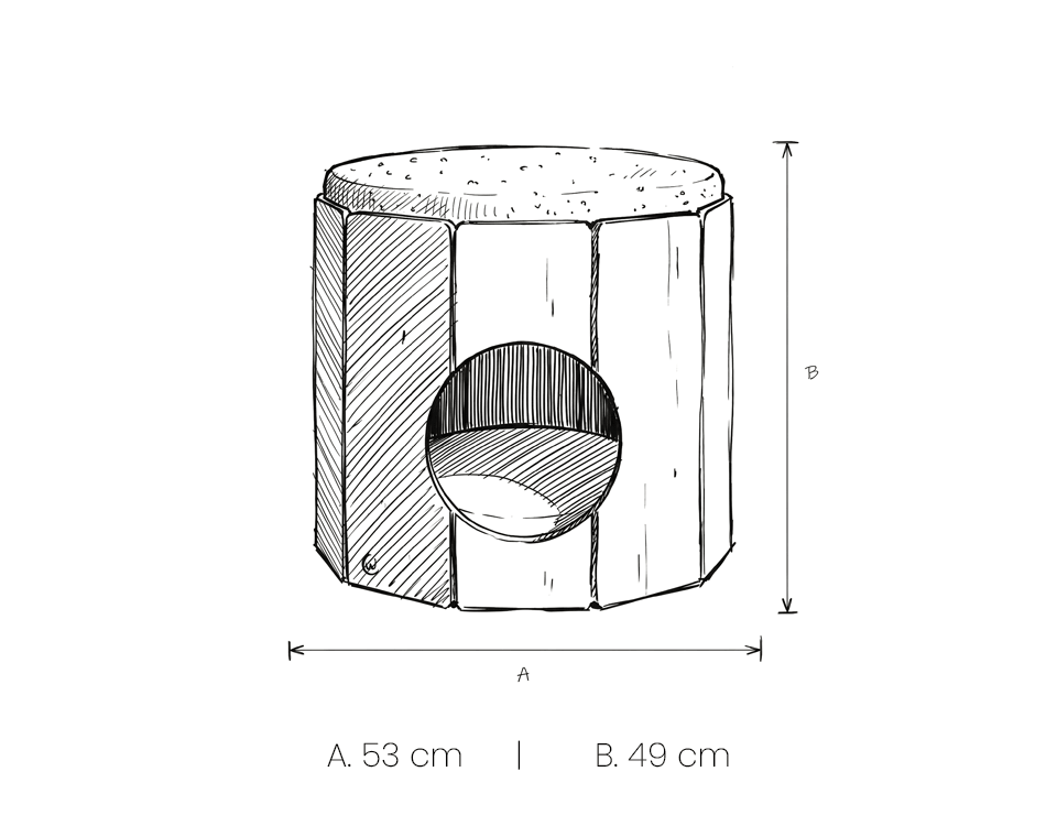 Medidas dispon&iacute;veis Casinha Barrel