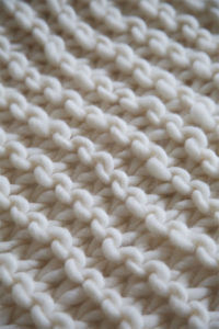 how to knit a garter stitch blanket