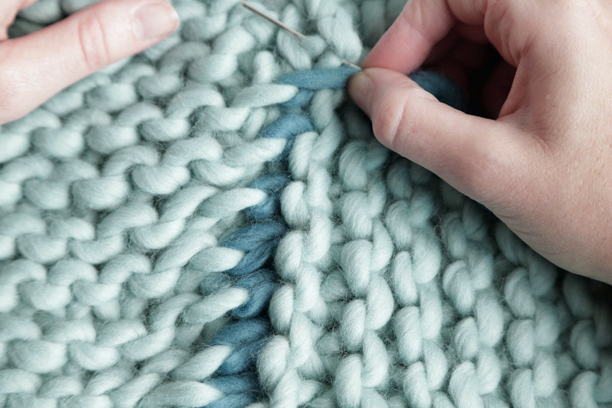 Learn how to knit the ultimate beginner sweater with our step by step guide