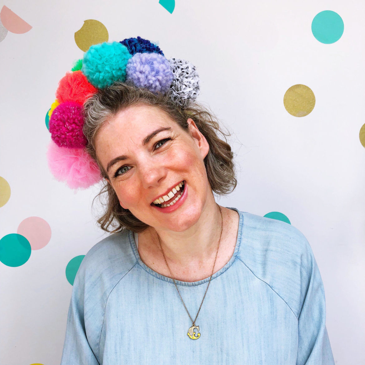 How to Make a PRIDE Pom Pom headband with sewyeah!