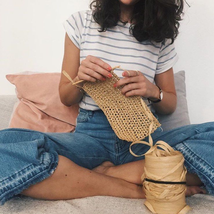 how to work with raffia