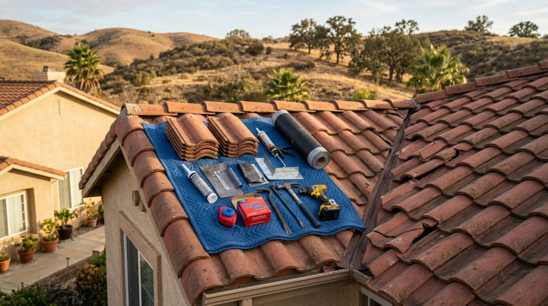 Santa Clarita Tile Roof Repair Costs: Cracks to Leaks in 2026