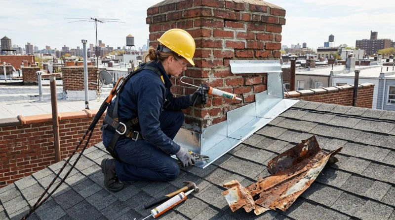 Expert Roof Flashing Repair in New York