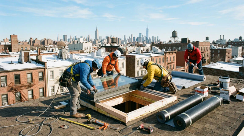 Beautiful Skylight Installation in New York