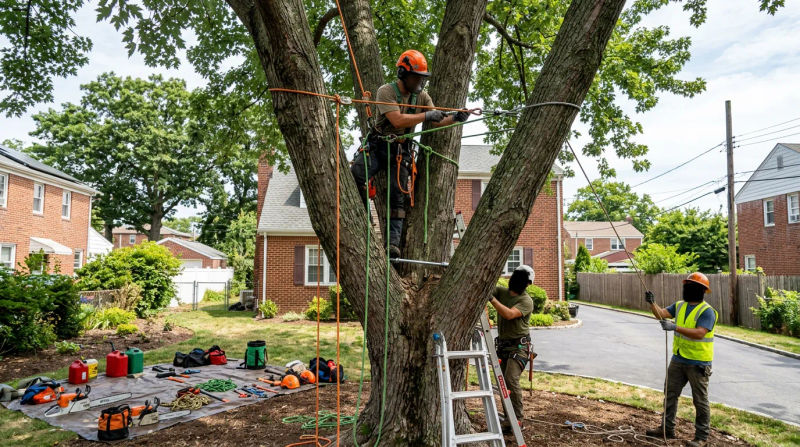 Expert Tree Cabling and Bracing in New York