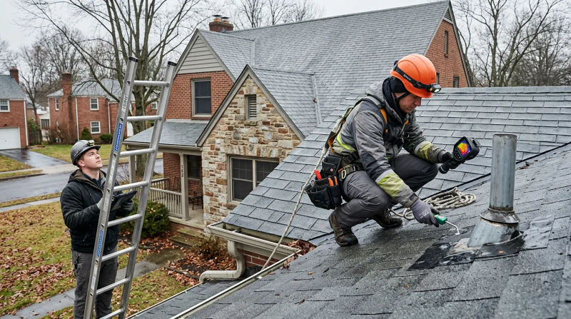 Advanced Roof Leak Detection in Claymont