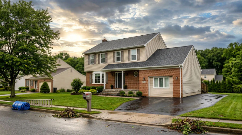How We Restored a Claymont Roof After a July Microburst Storm Fast