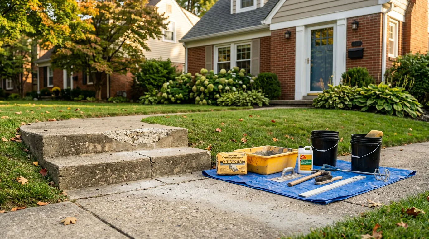 Concrete Step Repair Costs in Columbus: Prep for Freeze-Thaw