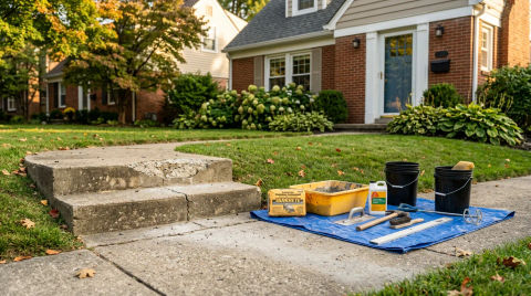 Concrete Step Repair Costs in Columbus: Prep for Freeze-Thaw