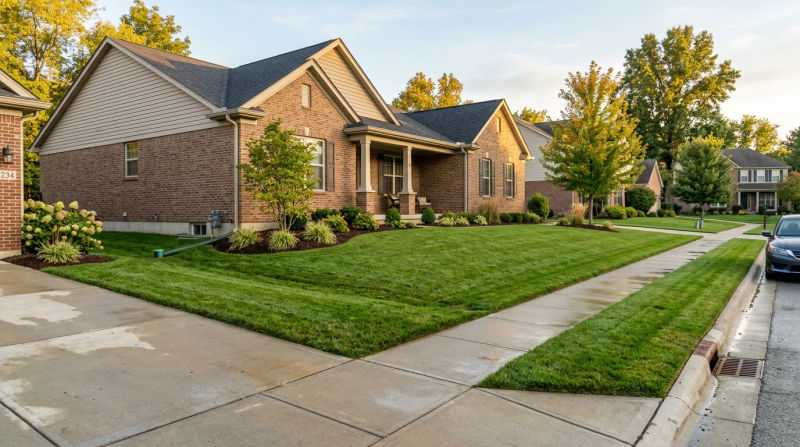 Case Study: Regrading a Columbus Yard to Stop Winter Ice Patches