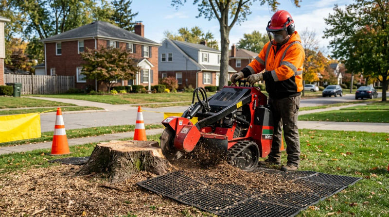 Efficient Stump Grinding Services in Columbus