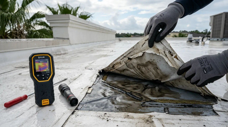 Nocatee: 7 Post-Hurricane Signs a Commercial Roof Must Be Replaced