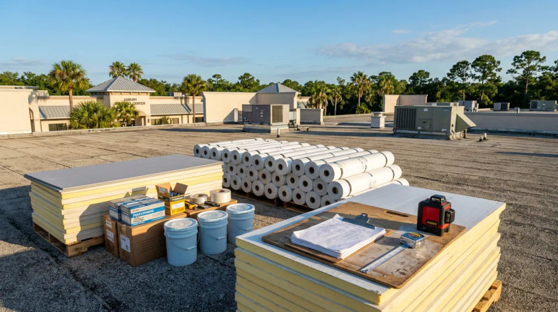 Asbury Lake Cost Guide: What a Flat Commercial Re-Roof Runs in 2026