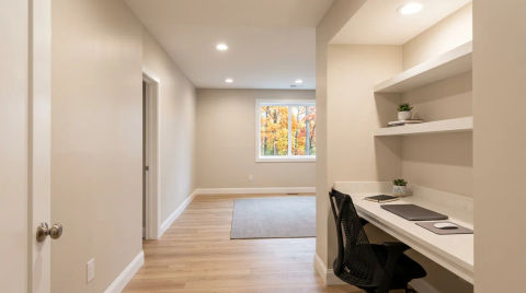 Chesterfield Basement Office Drywall: A Fast Turnaround Case Study
