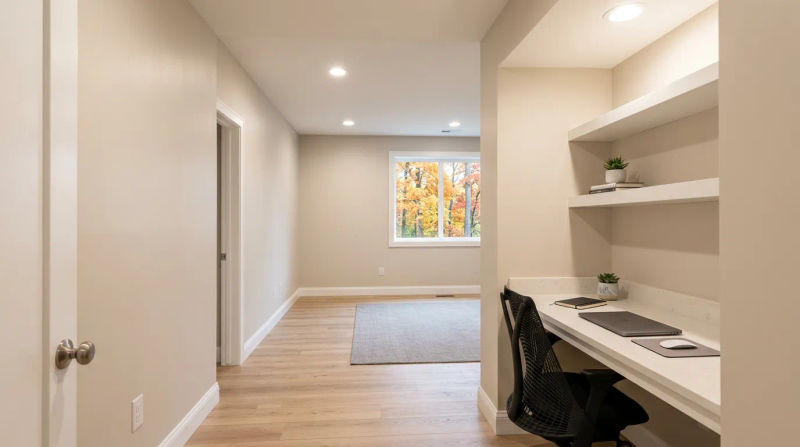 Chesterfield Basement Office Drywall: A Fast Turnaround Case Study