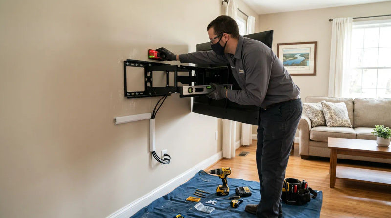 TV Mounting Handyman Services in New Cumberland