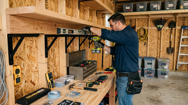 Custom Shelving Handyman Services in New Cumberland