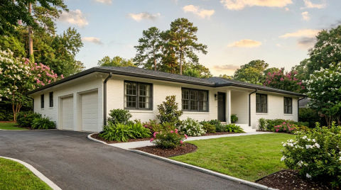 How We Storm-Proofed a Decatur Brick Ranch With New Paint System