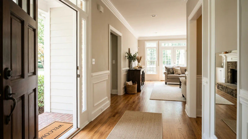 Roswell Home Refresh: Trim Repairs and a Clean Satin Repaint