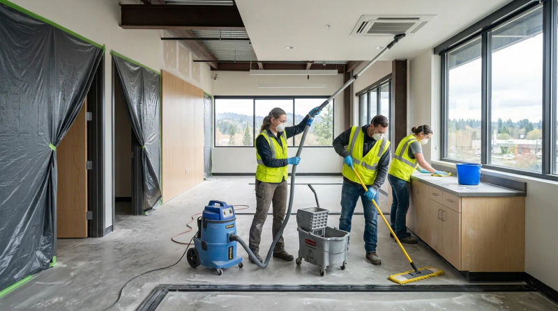 Post-Construction Professional Cleaning in Springfield