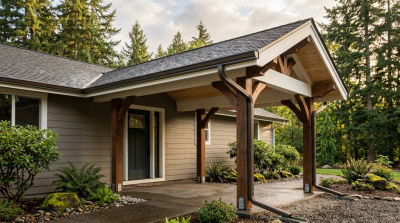Case Study: Covered Entry Canopy Build in Rainy Springfield, OR