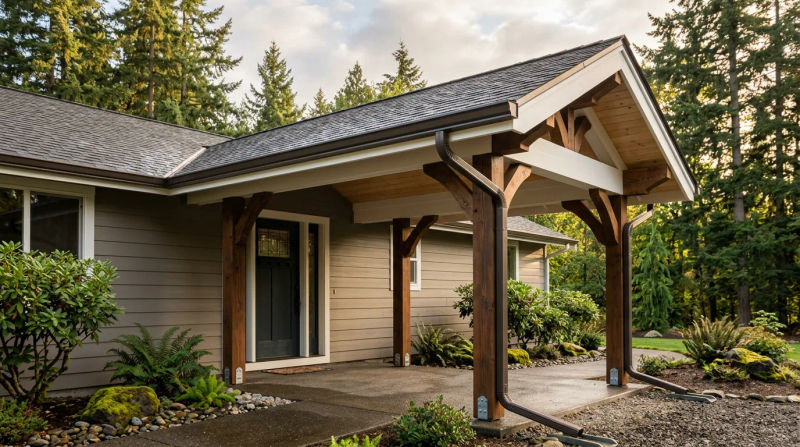 Case Study: Covered Entry Canopy Build in Rainy Springfield, OR