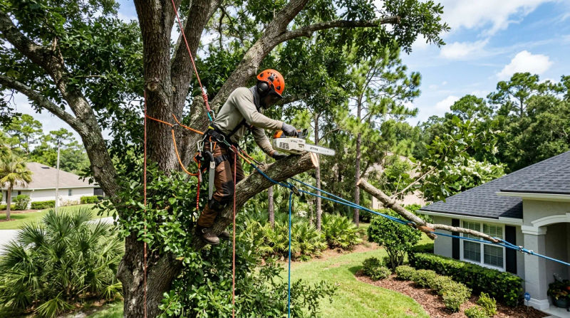 Expert Tree Trimming in Ridge Manor