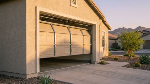 Peoria Case Study: Ron The Garage Guy Llc Fixed a Stuck Door