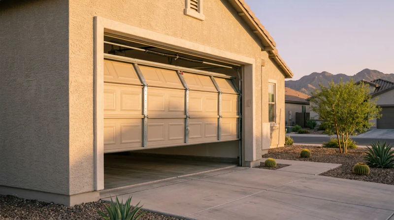 Peoria Case Study: Ron The Garage Guy Llc Fixed a Stuck Door