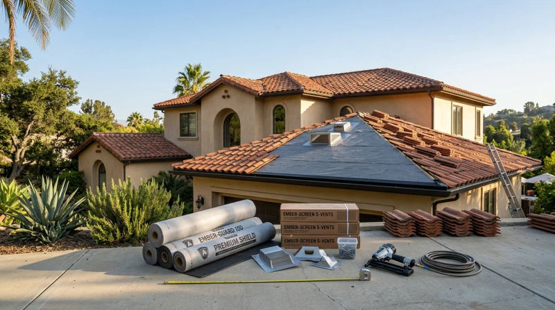 Cost to Add Ember-Resistant Roof Upgrades in Beverly Hills, CA