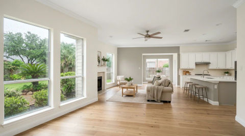Pearland Interior Repaint Case Study: From Patchwork to Clean Walls