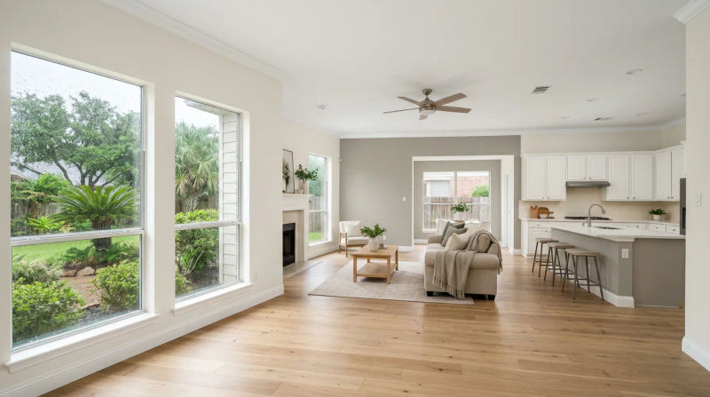 Pearland Interior Repaint Case Study: From Patchwork to Clean Walls