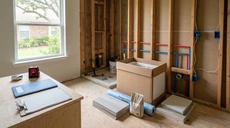 Rosenberg Bathroom Remodel Cost Guide: Labor, Materials, Permits
