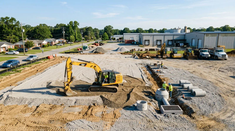 Commercial and Residential Excavation in Mar-Mac
