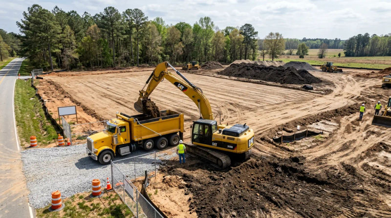 Commercial and Residential Excavation in Brogden