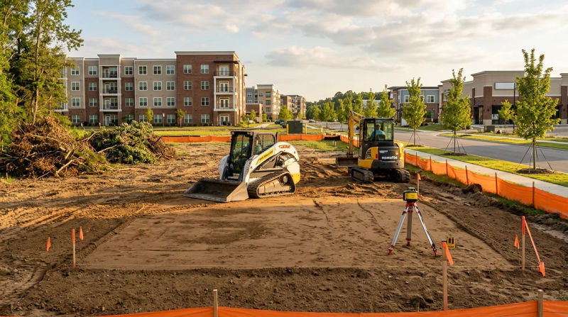 Commercial and Residential Excavation in Greenville