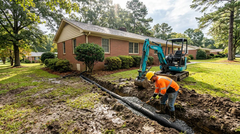 Expert Drainage Excavation Services in Goldsboro