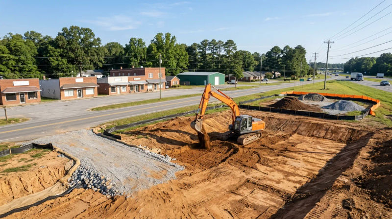 Professional Excavation Contractors Serving Micro, NC