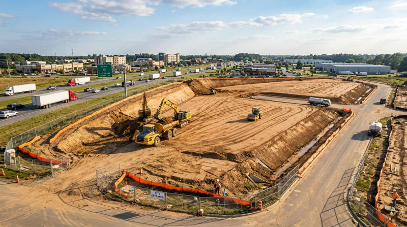 Commercial and Residential Excavation in Kenly, NC